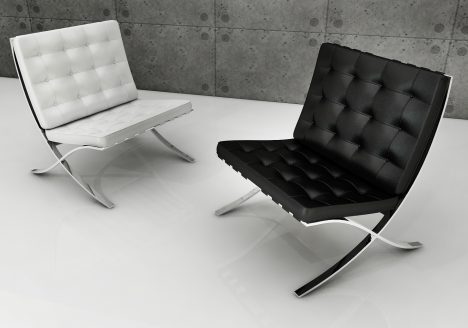 projekt mebli fotel barcleona