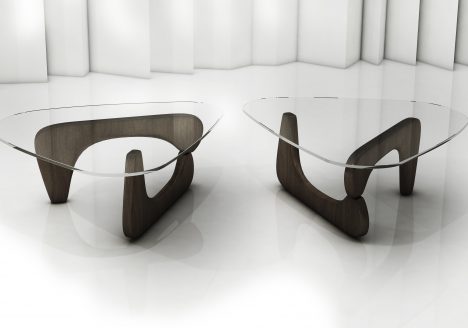 Designerski stolik kawowy japońskiego projektanta wnetrz