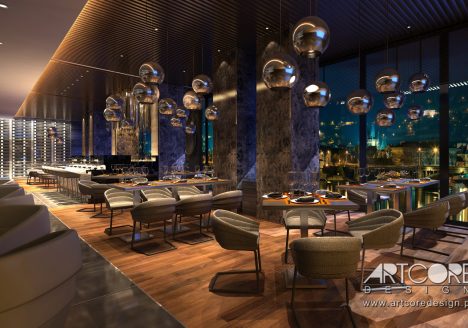 projekt restauracji i projektowanie wnętrz