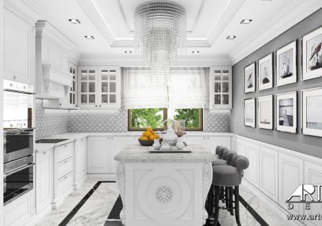 Projekt kuchni klasycznej