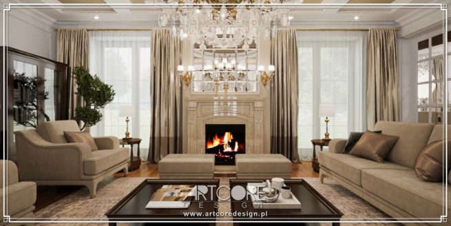 projektowanie wnętrz w stylu dworkowym
