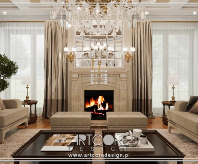 projektowanie wnętrz w stylu dworkowym