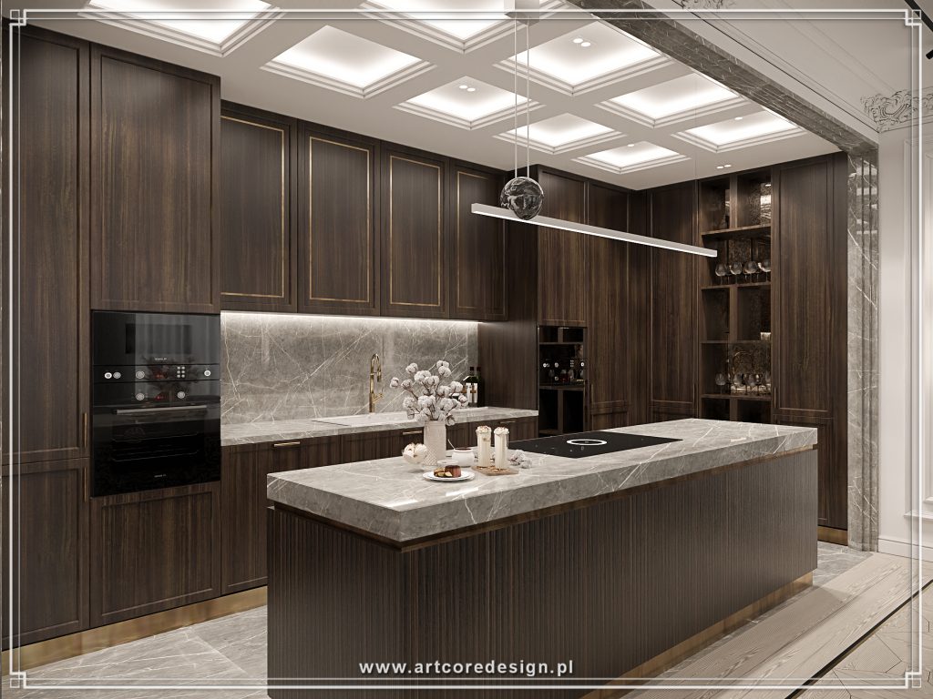 Architektura wnętrz Kępno - funkcjonalna i nowoczesna kuchnia