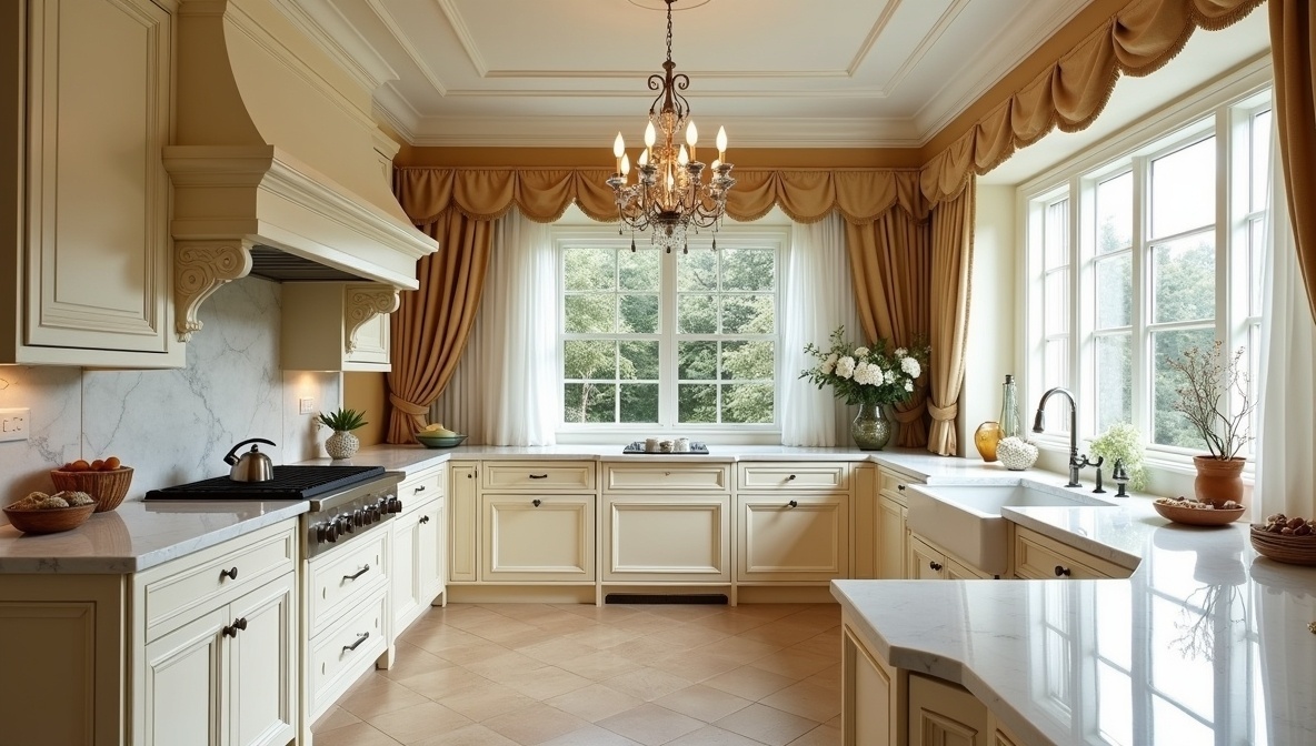 Odkryj kuchnię w stylu old money, gdzie architektura spotyka elegancję i luksus.