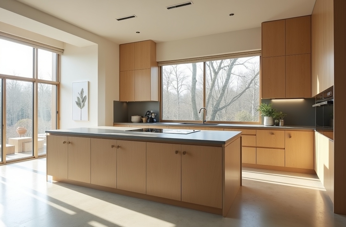 Odkryj elegancję stylu japandi w kuchni, idealnej dla architekta. Naturalne materiały i minimalistyczny design.