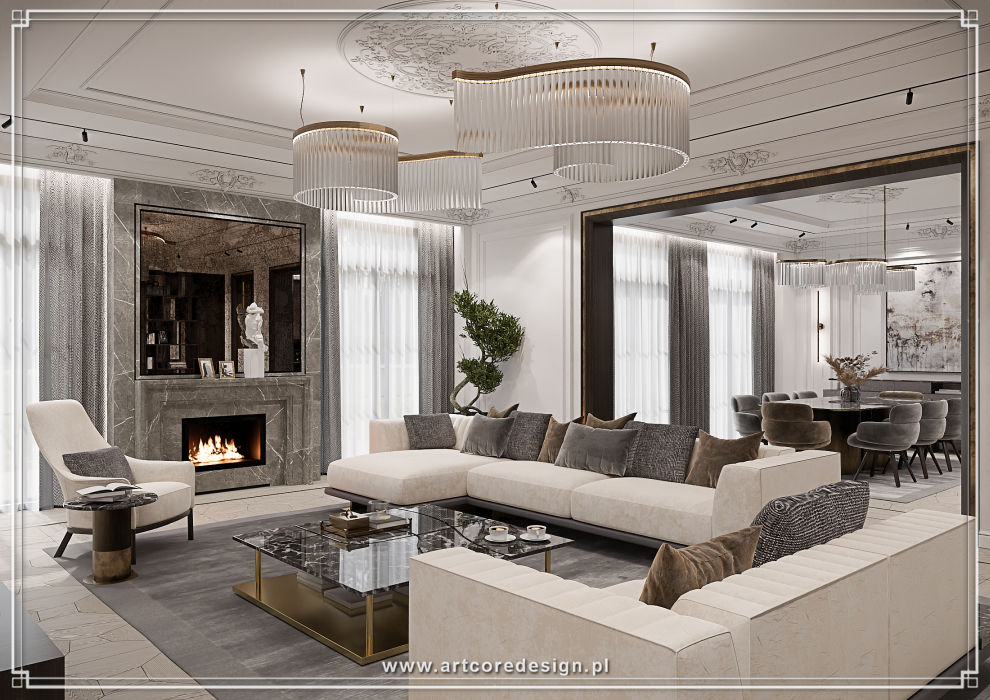 projekt wnętrz premium wykonany przez architekta