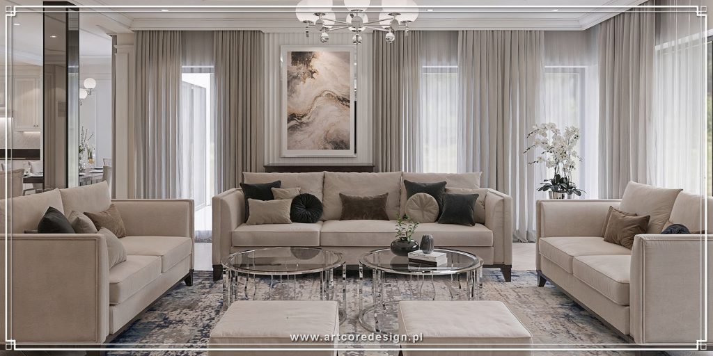 Przemyślany układ i dbałość o detale – kompleksowa praca architekta wnętrz w Krakowie.