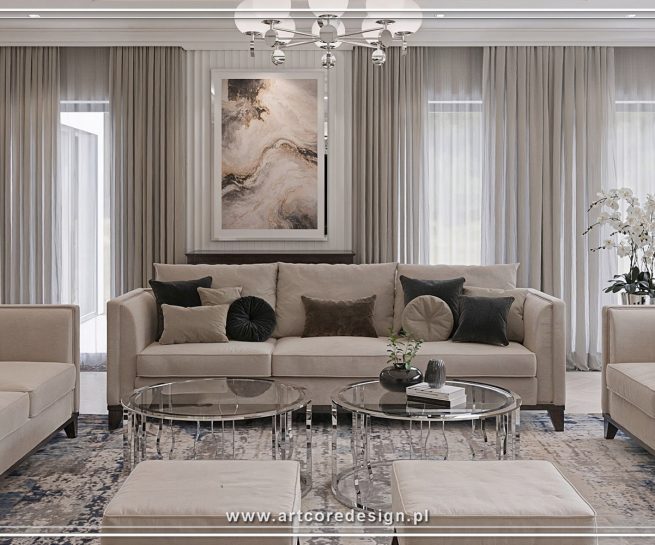 Przemyślany układ i dbałość o detale – kompleksowa praca architekta wnętrz w Krakowie.