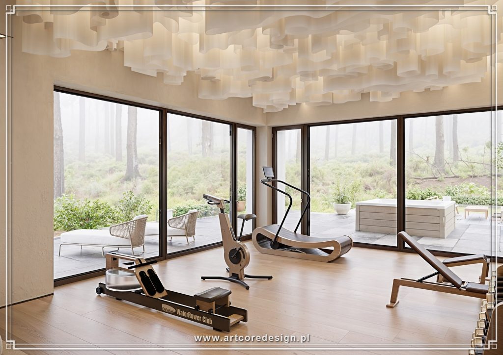 Spójność wizualna i ergonomiczne rozwiązania – nowoczesny projekt wnętrza w Krakowie.